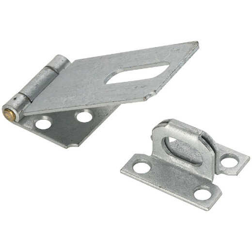 National 3-1/4 In. Galvanized Non-Swivel Safety Hasp