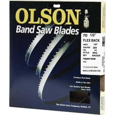 Olson 70-1/2 In. x 1/8 In. 14 TPI Regular Flex Back Band Saw Blade