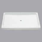 Sterling Ensemble 60 In. W x 34 In. D Center Drain Shower Pan in White Image 1